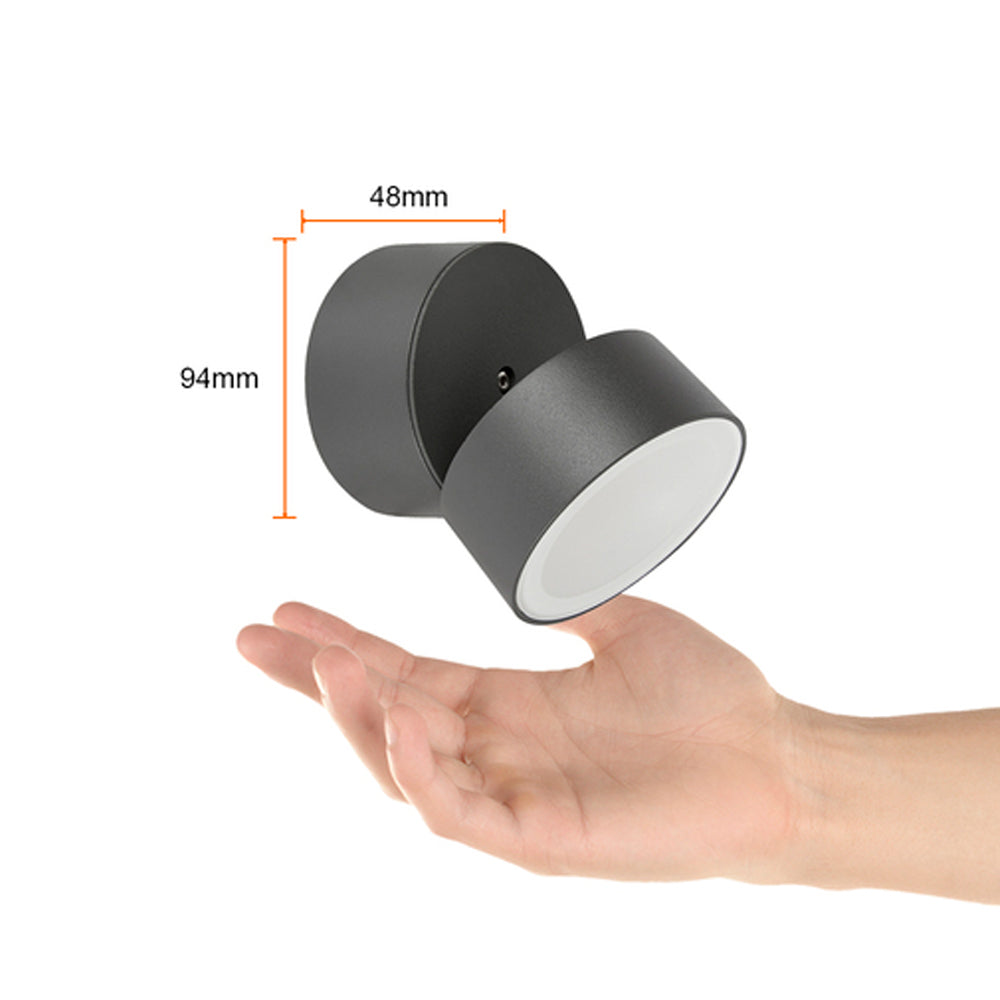 LAMPARA DE EXTERIOR LED PARA SOBREPONER 10 W LUZ CALIDA BRILLANTE HLED-1178/30/G