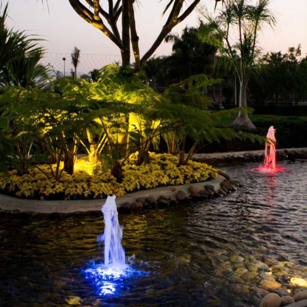 LAMPARA SUMERGIBLE LED 7.5 W LUZ DE COLORES IP68 NO ATENUABLE LED INTEGRADO