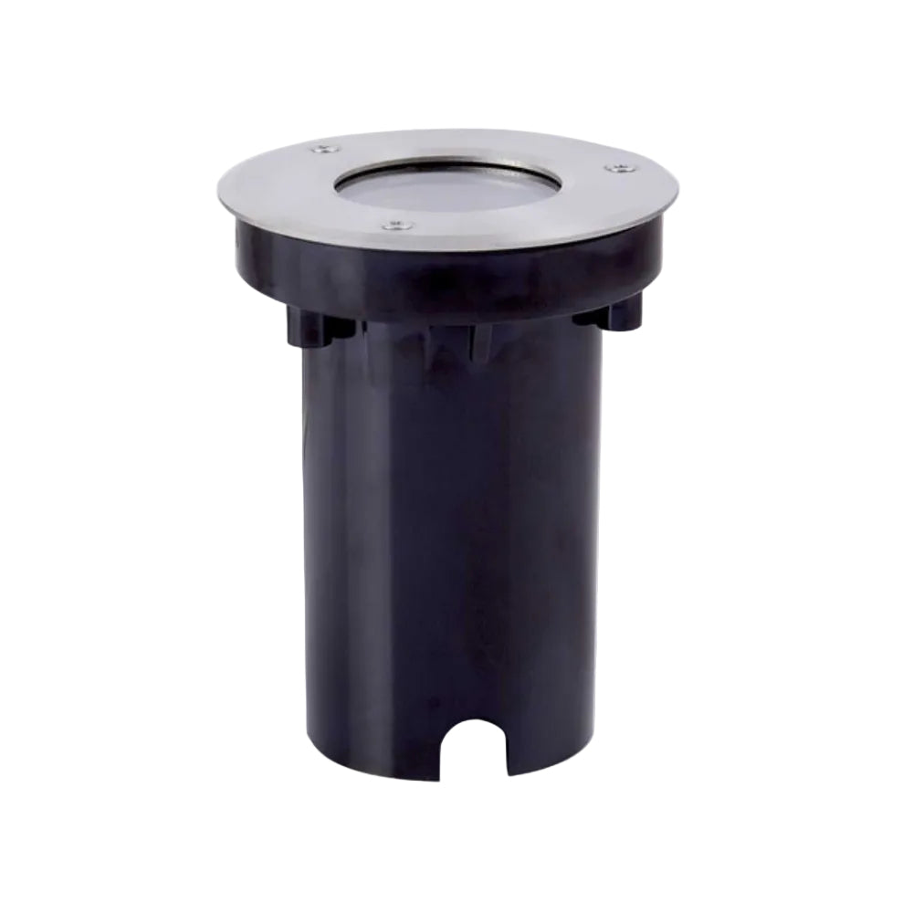 LAMPARA DE PISO LED EMPOTRABLE EXTERIOR 6 W LUZ CALIDA BRILLANTE IP65 LED INTEGRADO