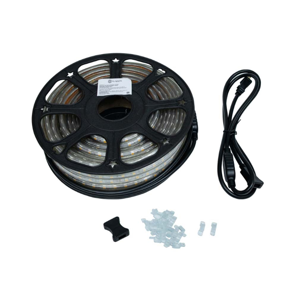 MANGUERA PLANA DE LED 5050 SMD 127V IP65 LUZ DE DIA MCA TLAPPS H-MLED-5050SMD-127V/LD