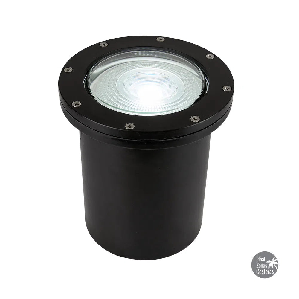LÁMPARA DE EXTERIOR LED CUENCA I TECNOLITE DE PISO EMPOTRABLE 90W IP65 BASE E27 NO INCLUYE FOCO