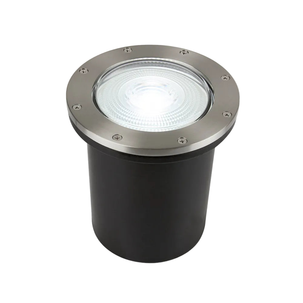 LAMPARA DE PISO EMPOTRADA IDEAL ZONA COSTERA BASE E27 POTENCIA MAX. 90 W IP65 NO INCLUYE FOCO H-625/S