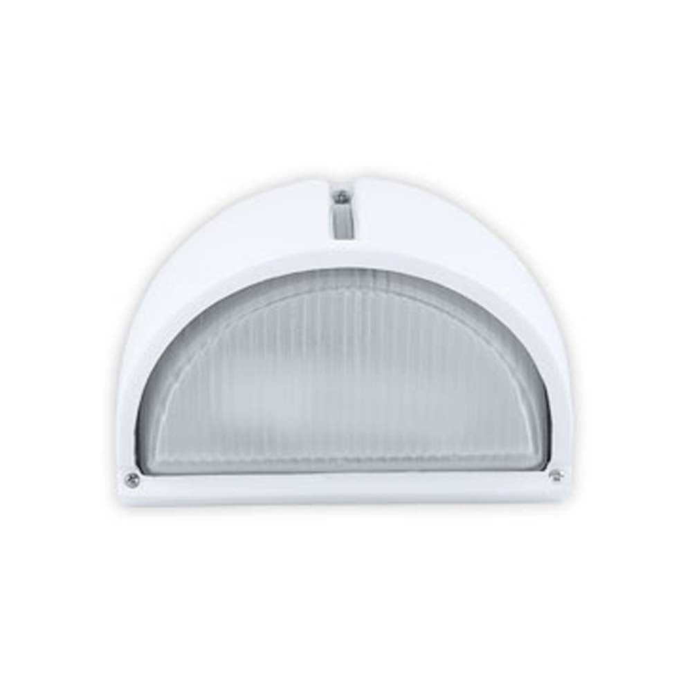 LAMPARA PARED REDONDA EXT. BLANCO TECNOLITE *** EXHIBICION PV.4 50% ***