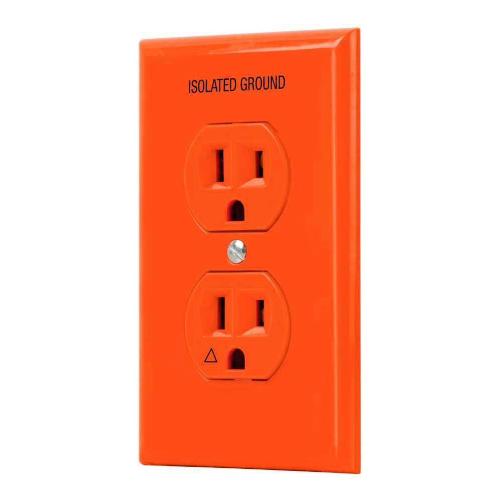 RECEPTACULO DUPLEX TIERRA AISLADA AHIG5262RN ARROW HART ***OFRECER LEV091 O LEV105 ***