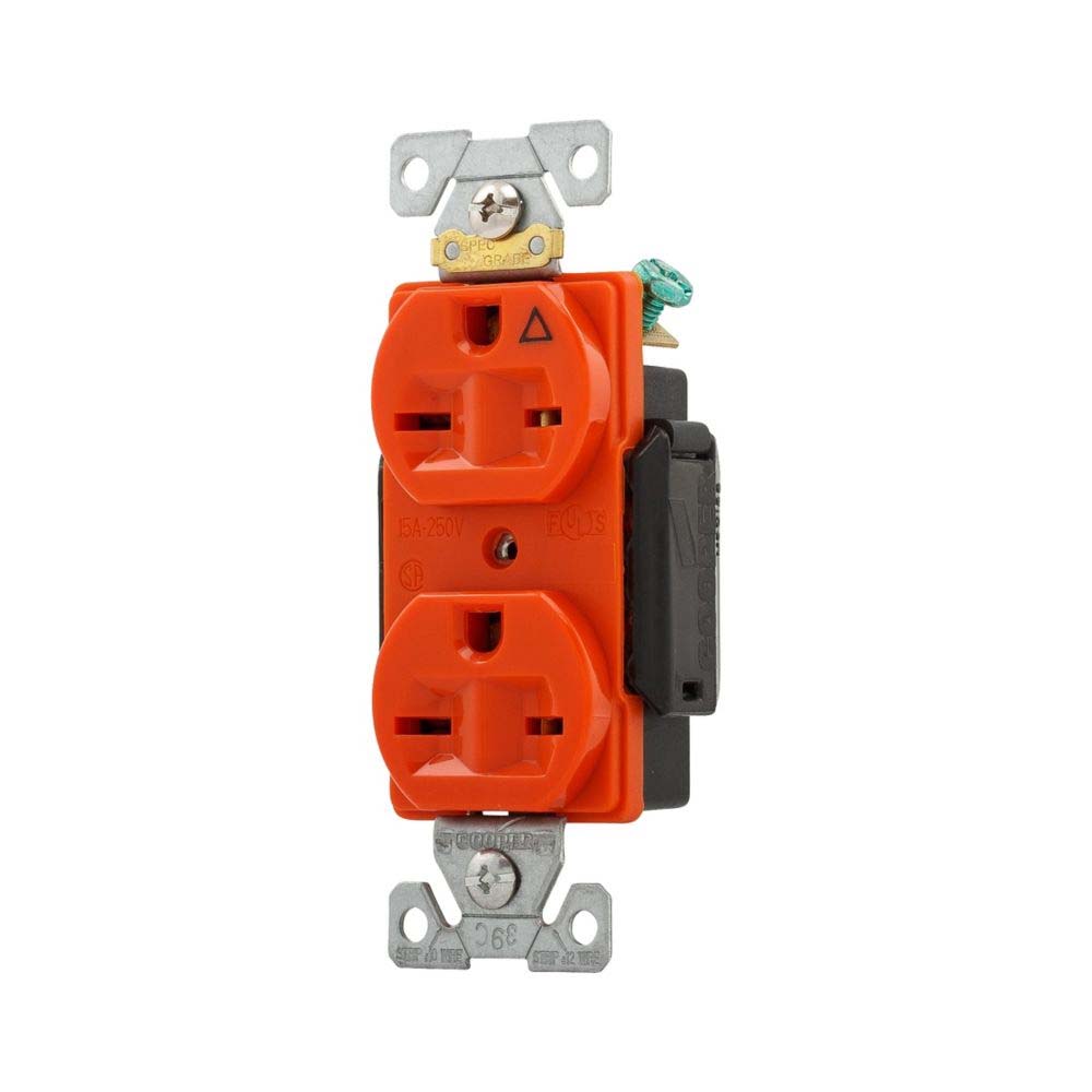 RECEPTACULO DUPLEX TIERRA AISLADA 15A 205V