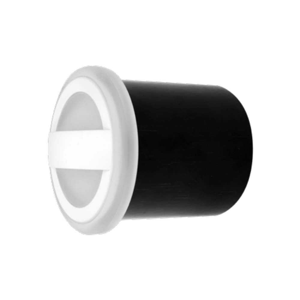 LUMINARIO EMPOTRAR DE PARED LED 3W/85-265V. BLANCO CALIDO REDONDO HOUSING DE PLASTICO IP54