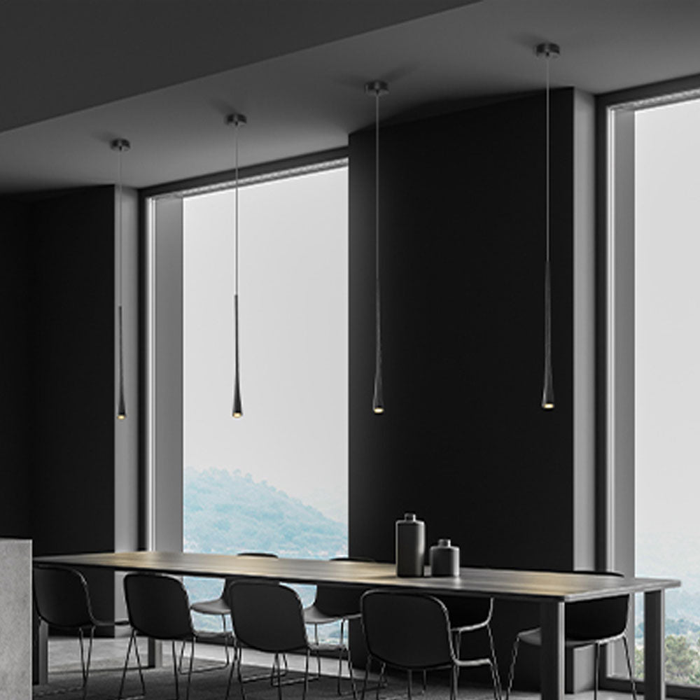 LUM. SUSP. NEGRO LED 6W 38G IP20 ILUMILEDS