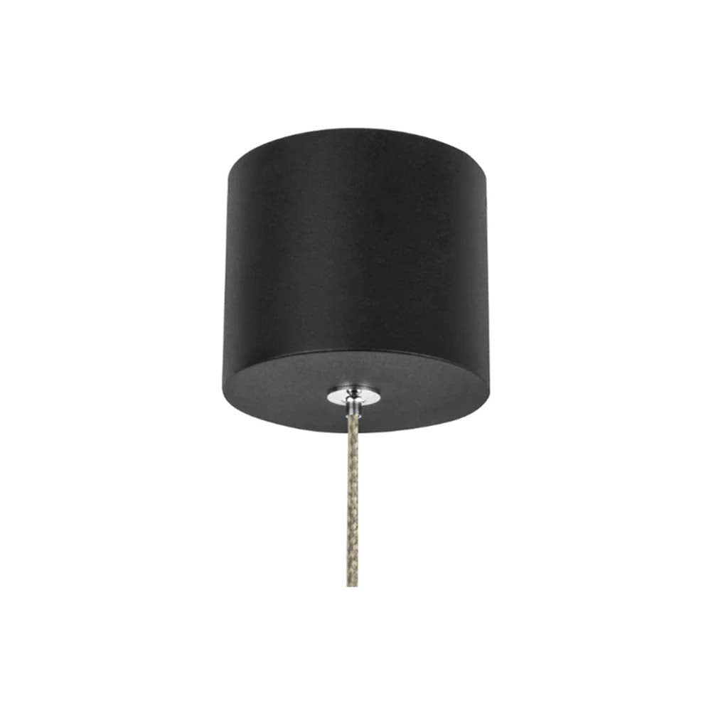 LUMINARIO COLGANTE CILINDRICO LED NEGRO 5W BLANCO CALIDO 120 100-240V IP20 ILUMILEDS