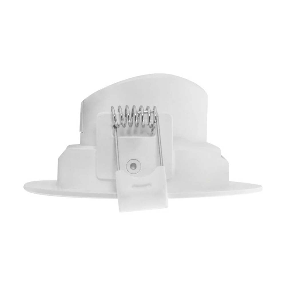 LUMINARIO DE TECHO DE LED CON TEMPERATURA DE COLOR SELECCIONABLE MEDIANTE INTERRUPTOR 7 WATTS OPTICA 60G REDONDO DE EMPOTRAR DIRIGIBLE POLICARBONATO ACABADO BLANCO 100-240V CA IP54