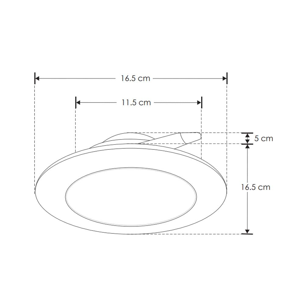 LUMINARIO DOWNLIGHT 12W 127V 6000K ACABADO BLANCO MCA ILUMILEDS