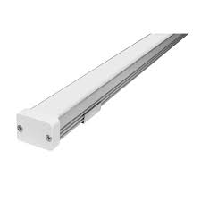 KIT PERFIL P/TIRA EXTRAPLANA LED S/CEJA (PERFIL RECT ALUM 3M + MICA DIFUSA 3M + 2 TAPAS LAT + 2 GRAPAS + 1 SOLERA EMP/ SOB IP65 ILUMILEDS