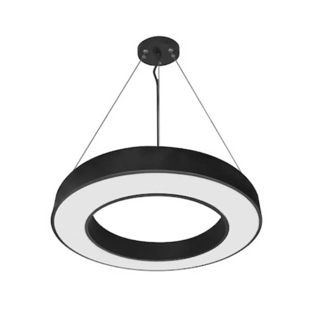 LUMINARIO DE TECHO DE LED BLANCO NEUTRO 48 WATTS DE SOBREPONER ALUMINIO ACABADO NEGRO 100-240V CA IP20