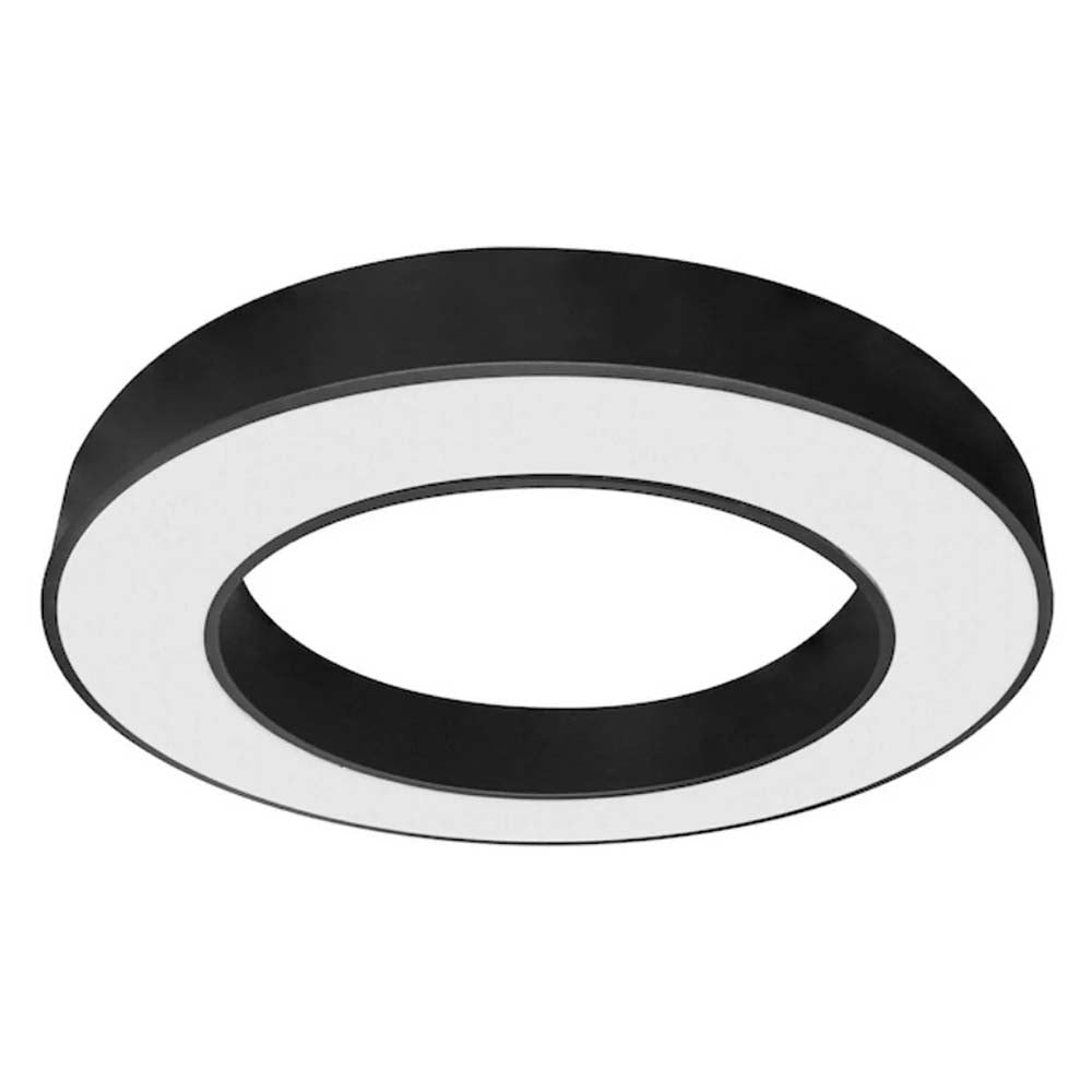 LUMINARIO DE TECHO DE LED BLANCO NEUTRO 48 WATTS DE SOBREPONER ALUMINIO ACABADO NEGRO 100-240V CA IP20