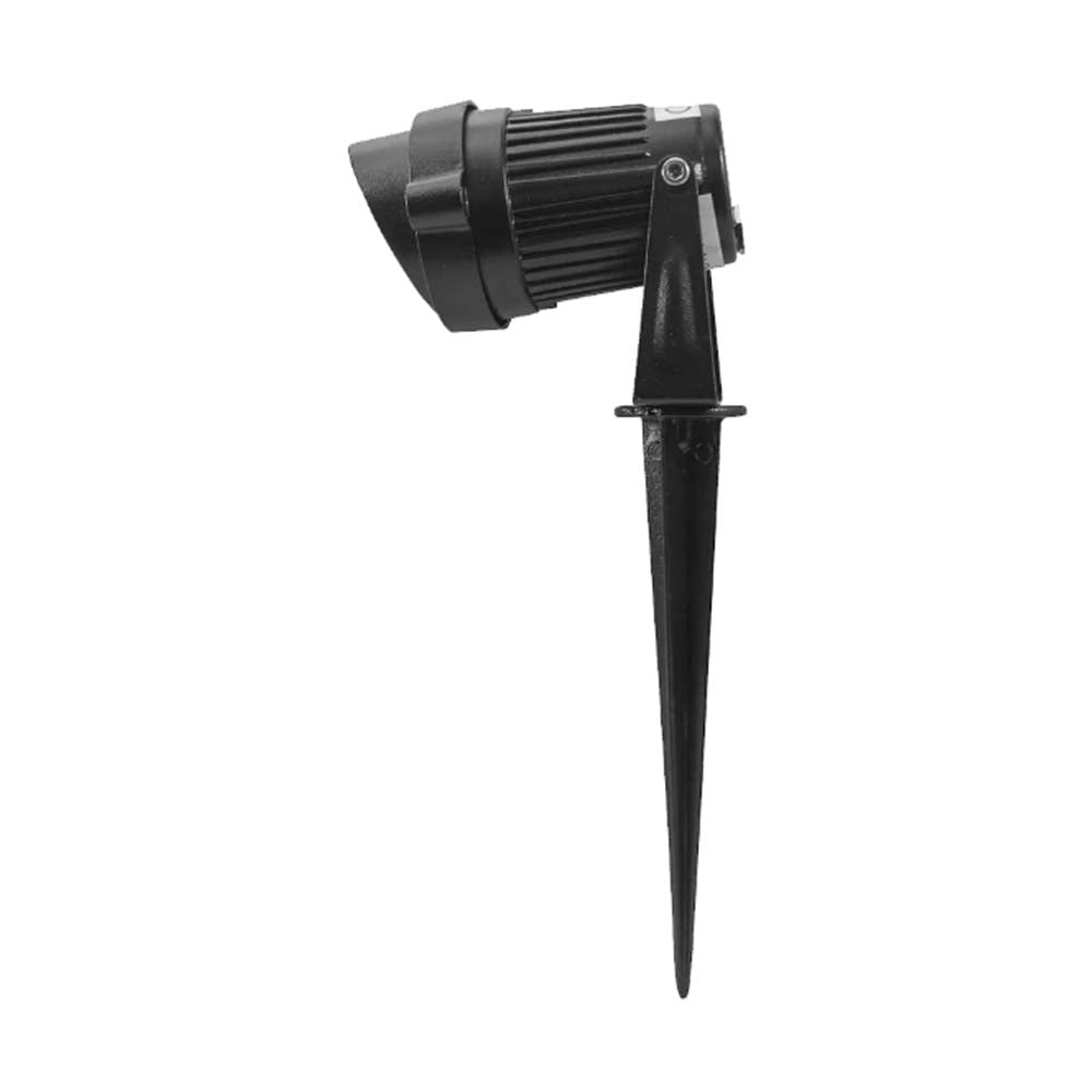 LUMINARIO DE PISO SOBREPONER LED NEGRO 5W BLANCO CALIDO 60 INCLUYE ESTACA 85-265V IP65 DE ALUMINIO ILUMILEDS