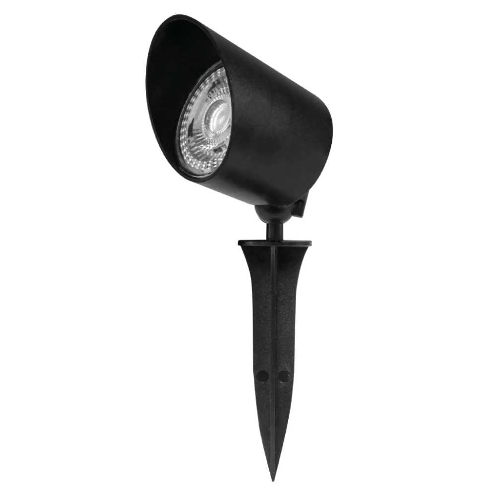 LUMINARIO DE PISO SOBREPONER LED NEGRO 5W BLANCO CALIDO 60 INCLUYE ESTACA 85-265V IP65 DE POLICARBONATO ILUMILEDS