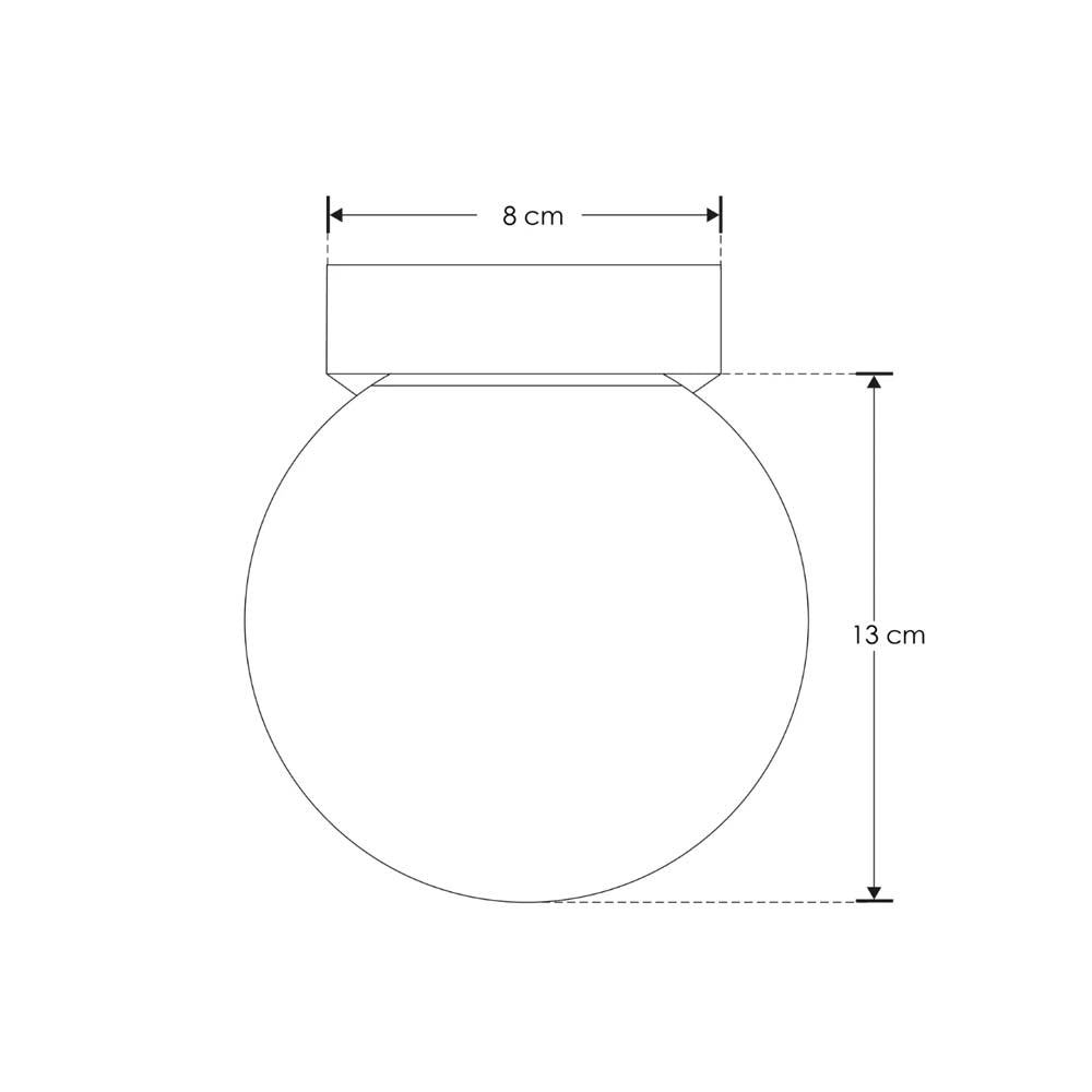 LUMINARIO DE PARED LED B.C. 7 W OPTICA 360 SOBREPONER POLICARBONATO Y ALUMINIO ACABADO NEGRO 100-265V CA IP20