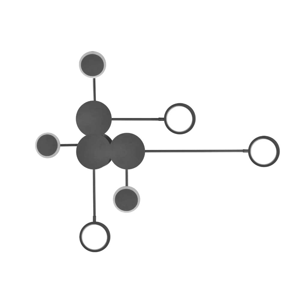 LUMINARIO DE PARED LED B.C. 30 W OPTICA 120 SOBREPONER ALUMINIO ACABADO NEGRO 85-265V CA IP20