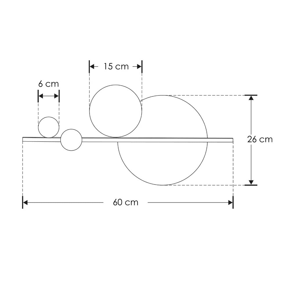 LUMINARIO DE PARED LED B.C. 13W OPTICA 360 SOBREPONER ALUMINIO ACABADO BCO Y NEGRO CON DORADO 85 - 265V CA IP20