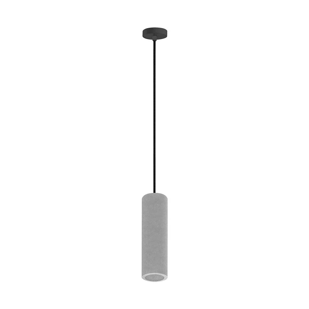 LUMINARIO DE SUSPENDER CON BASE GU10 (SIN LAMPARA) 25 WATTS MAXIMO OPTICA 120G DE SOBREPONER CONCRETO ACABADO GRIS IP20