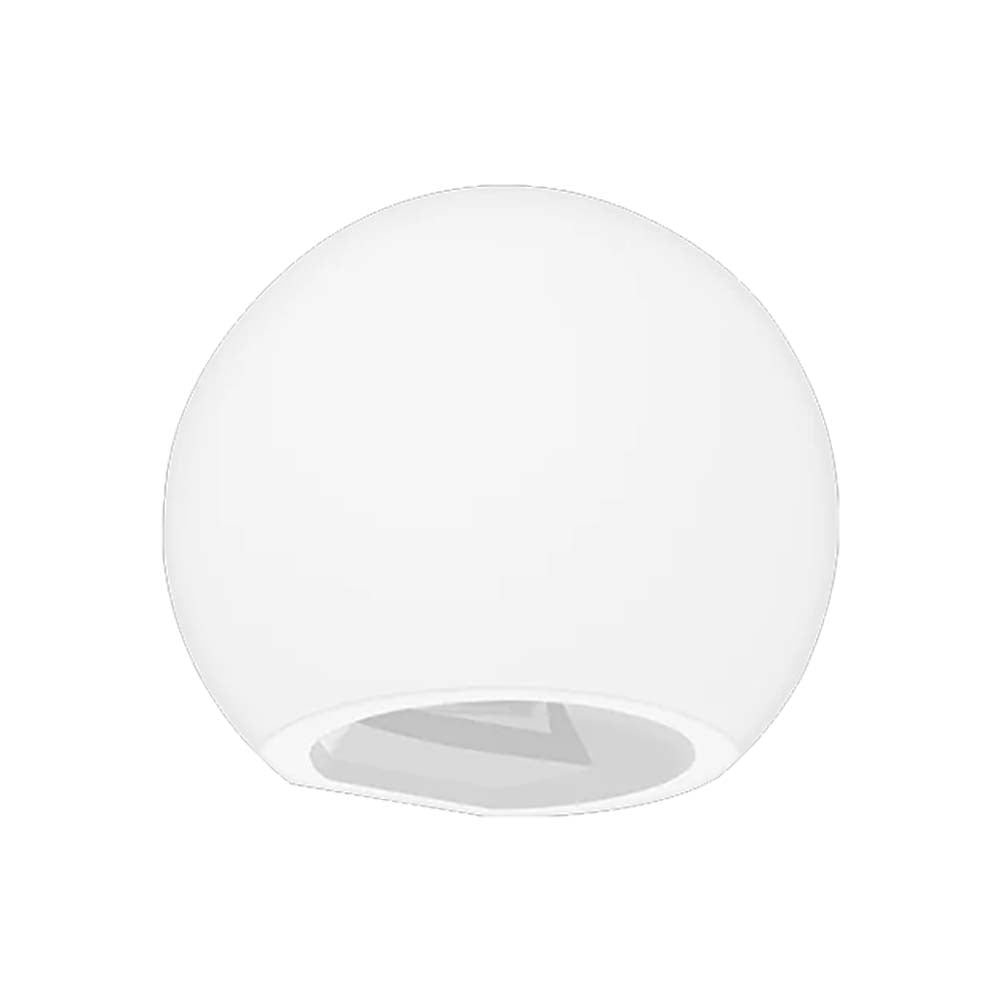 LUMINARIO DE PARED CON BASE G9 (SIN LAMPARA) 15W MAX OPTICA 120 REDONDO SOBREPONER YESO ACABADO BCO IP20