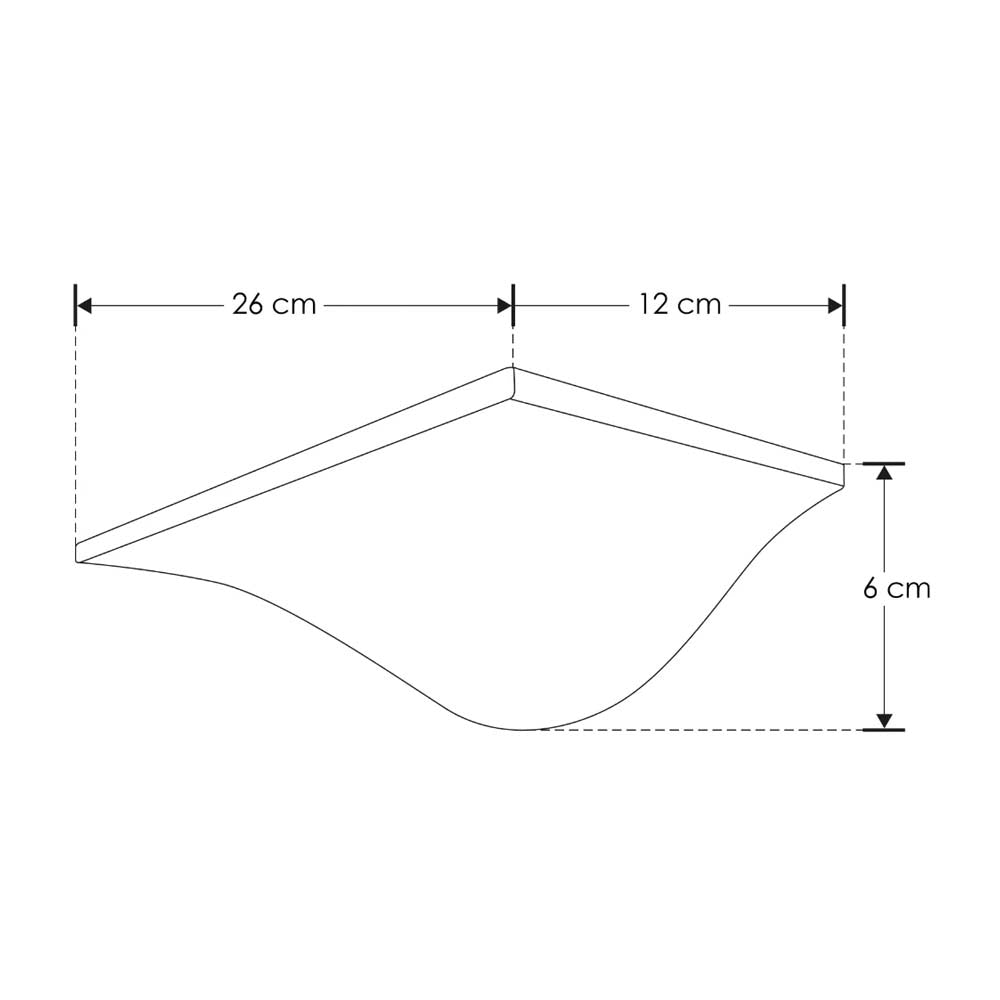 LUMINARIO DE PARED CON BASE G9 (SIN LAMPARA) 15W MAX OPTICA 120 DE SOBREPONER CON PROTECCION IP20