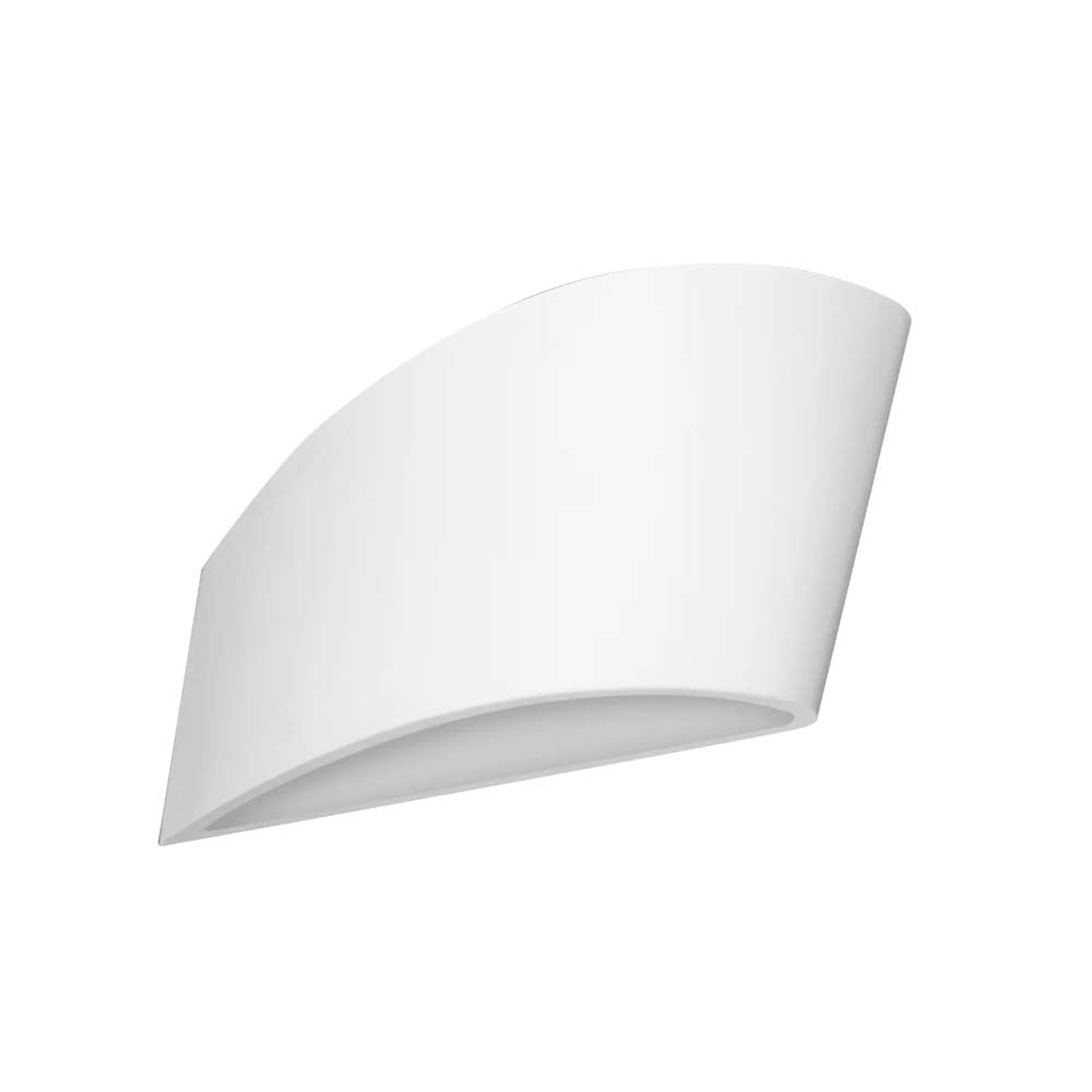 LUMINARIO DE PARED CON BASE E14 (SIN LAMPARA) 25W MAX OPTICA120 SOBREPONER YESO ACABADO BCO IP20