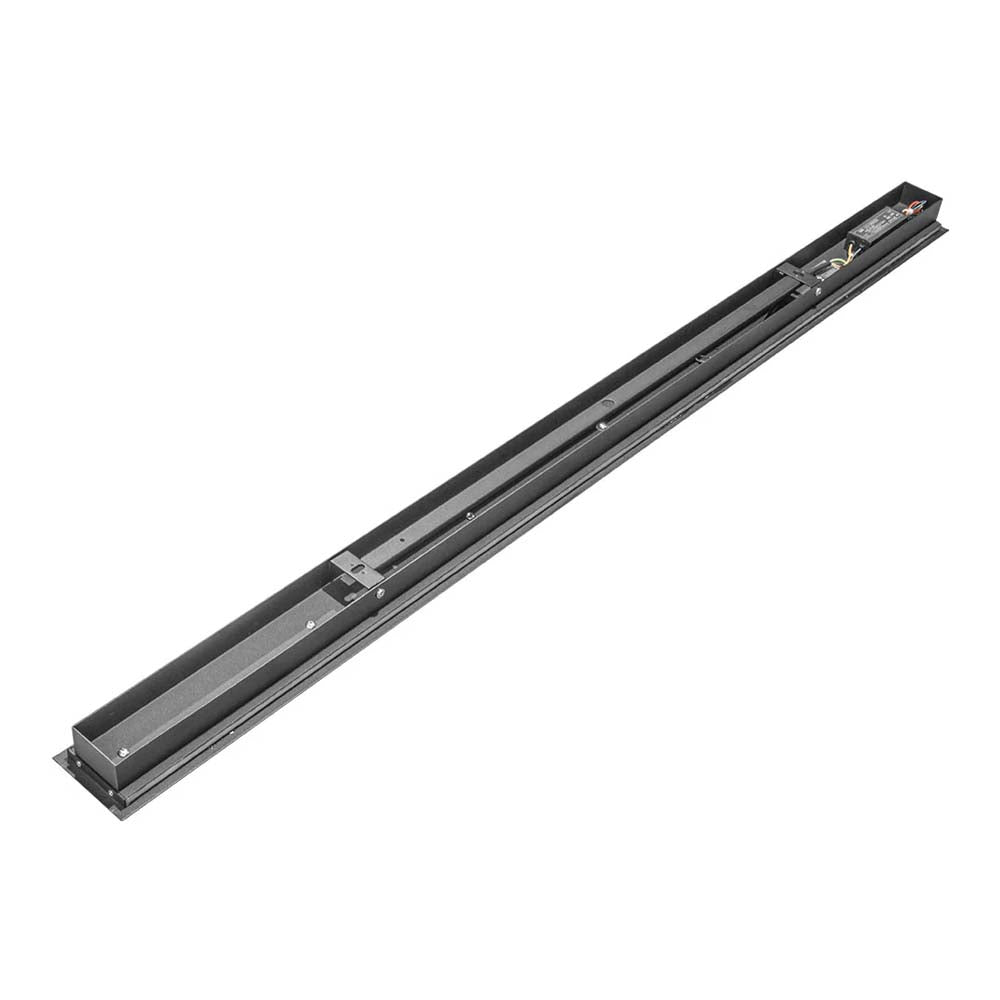 LUMINARIO DE PARED LED B.C.3000 K 29W RECTANGULAR SALIDAS DE LUZ LATERALES SOBREPONER ALUMINIO ACABADO NEGRO 85 -265V CA IP54***HAE2025***