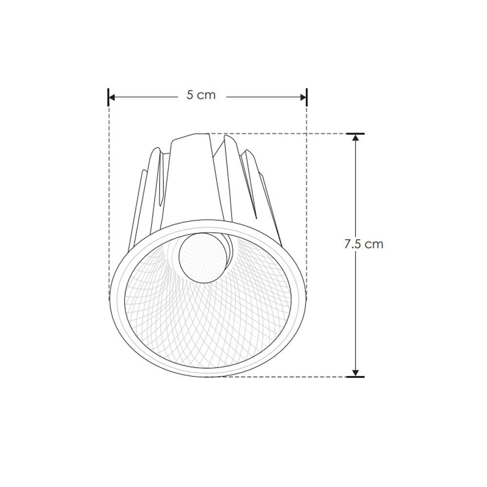 MODULO LED DE 12W COLOR BLANCO COMPATIBLE CON LUMINARIOS DE 5 CM  ILUMOD12WNW ILUMILEDS