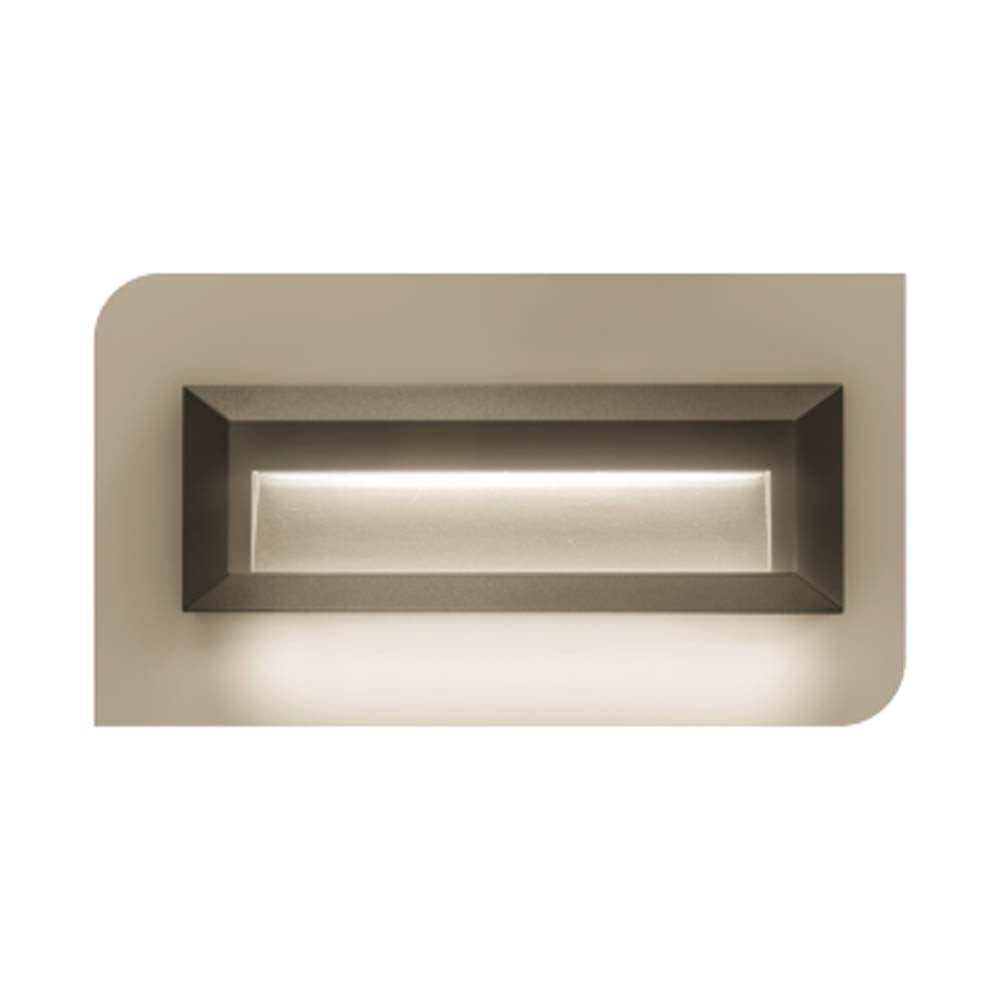 LUM.PARED LED BCALIDO 1.6W GRIS IP65 ILUMILEDS