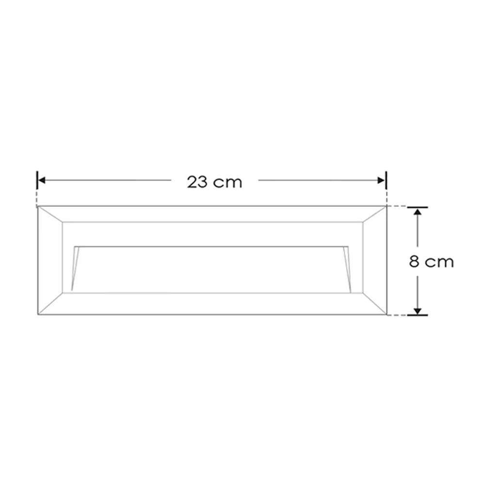 LUM.PARED LED BCALIDO 1.6W GRIS IP65 ILUMILEDS
