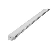 KIT PERFIL P/TIRA EXTRAPLANA DE LED S/CEJA (PERFIL RECT ALUM 2M + MICA RECT DIFUSA DE 2M + 2 TAPAS LAT + 2 GRAPAS DE SOB IP20) ILUMILEDS