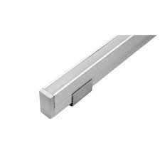 KIT PERFIL P/TIRA EXTRAPLANA LED S/CEJA (PERFIL RECT ALUM 2M + MICA DIFUSA 2M + 2 TAPAS LAT + 2 GRAPAS DE SOB IP20) ILUMILEDS ***T.E. ABRIL 2024***