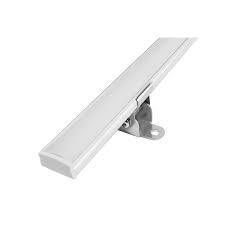 KIT PERFIL P/TIRA EXTRAPLANA LED S/CEJA (PERFIL RECT ALUM NATURAL 2M + MICA DIFUSA 2M + 2 TAPAS LAT + 2 BASES METALICAS DIRIGIBLES + 2 GRAPAS DE SOB IP20) ILUMILEDS