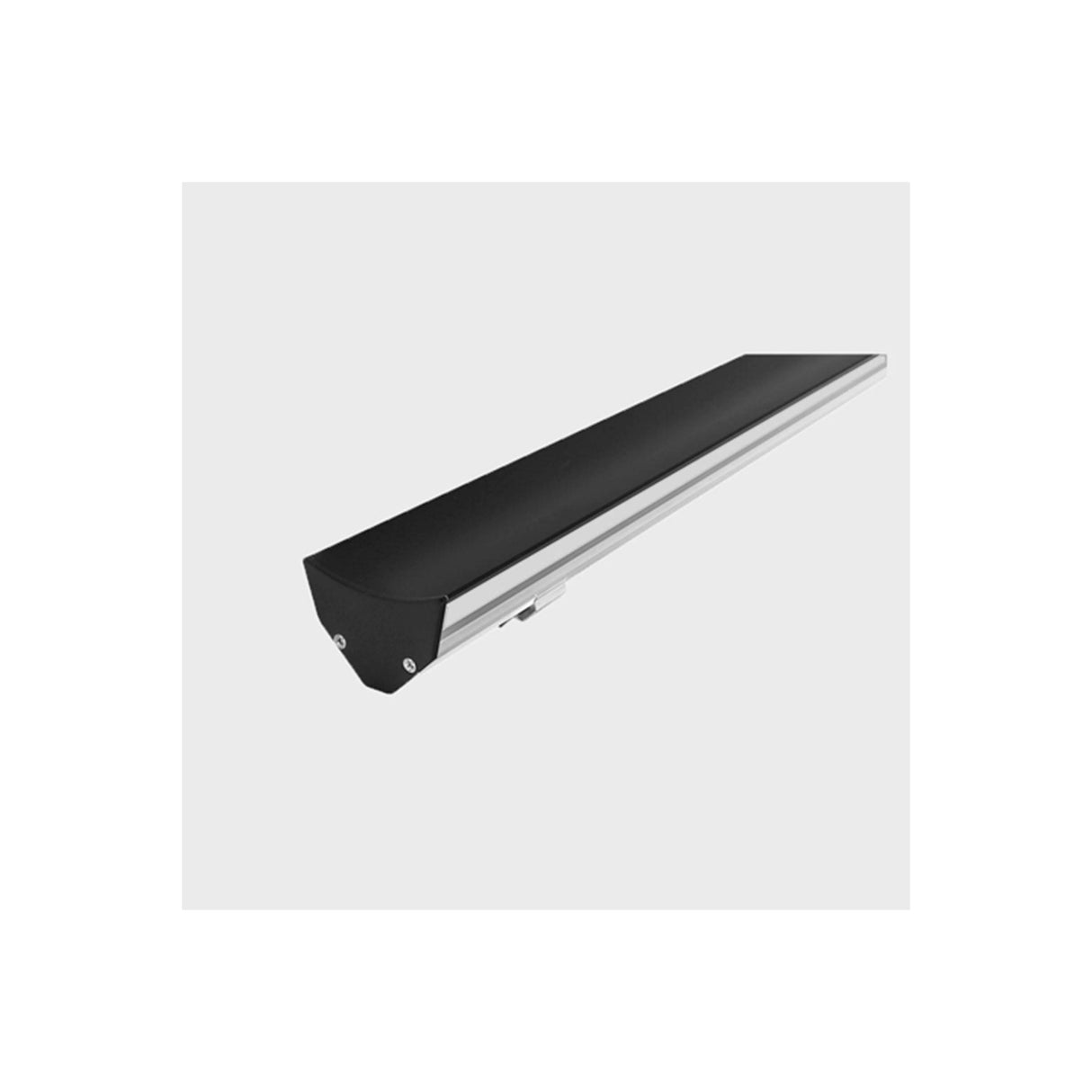 KIT PERFIL P/TIRA EXTRAPLANA (INCLUYE PERFIL ALUM 2M CUBIERTA NEGRA 2M KIT DE 2 MICAS DIF KIT 2 TAPAS LATERALES Y KIT DE 2 GRAPAS) IP20 ILUMILEDS