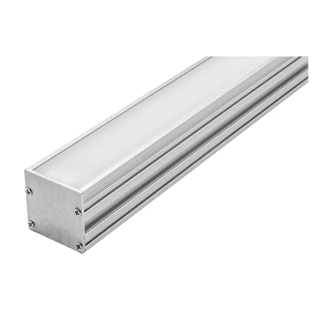 KIT PERFIL EXTERIOR ALUMINIO INCLUYE DIFUSOR Y TAPAS LATRALES MCA ILUMILEDS