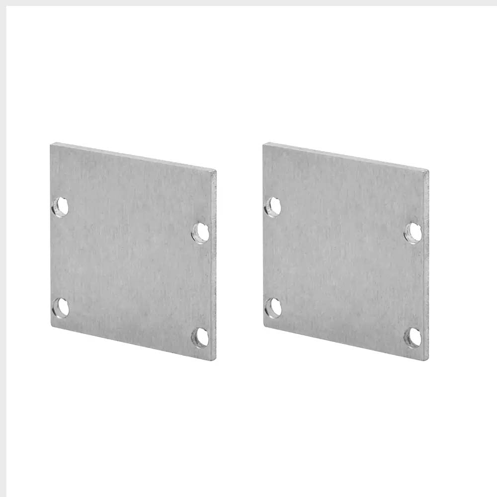 KIT PERFIL EXTERIOR ALUMINIO INCLUYE DIFUSOR Y TAPAS LATRALES MCA ILUMILEDS