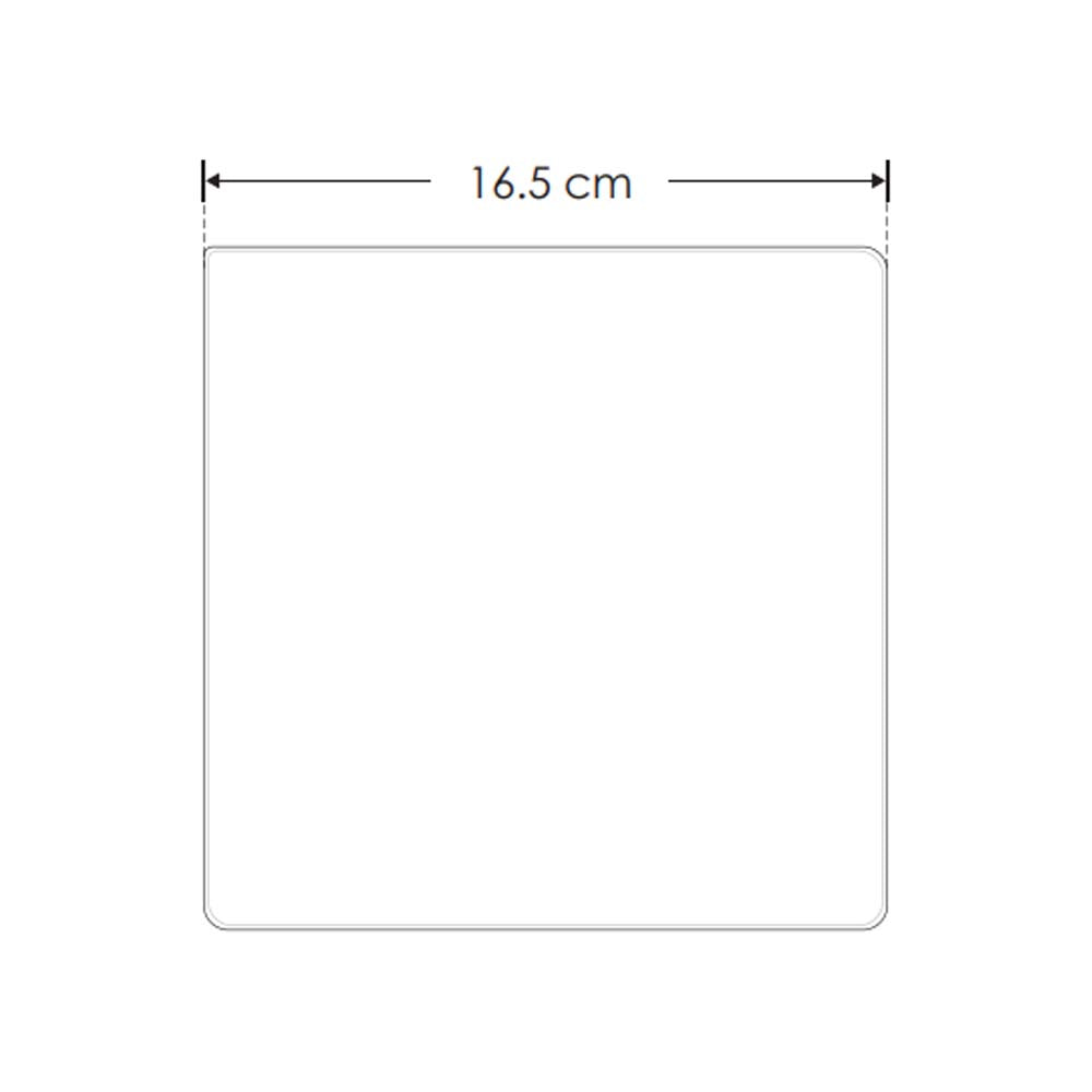 LUMINARIO DE PARED DE LED BLANCO CALIDO 12W CUADRADO SALIDA TRASERA DE SOBREPONER POLICARBONATO ACABADO NEGRO 100-240V CA IP65