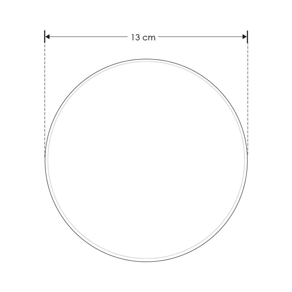 LUMINARIO DE PARED DE LED BLANCO CALIDO 6W REDONDO SALIDA TRASERA DE SOBREPONER POLICARBONATO ACABADO BLANCO 100-240V CA IP65