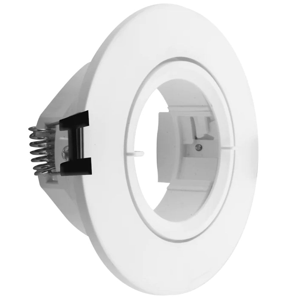 DIFUSOR P/LAMP MR16 GU10 O MOD LED REDONDO BLANCO DIRIGIBLE CON CONECTOR MR16 ILUMILEDS