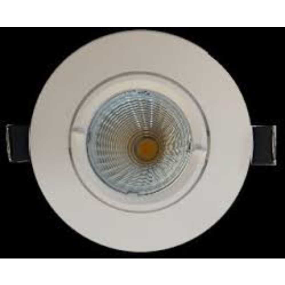 DIFUSOR P/LAMP MR16 GU10 O MOD LED REDONDO BLANCO DIRIGIBLE CON CONECTOR MR16 ILUMILEDS