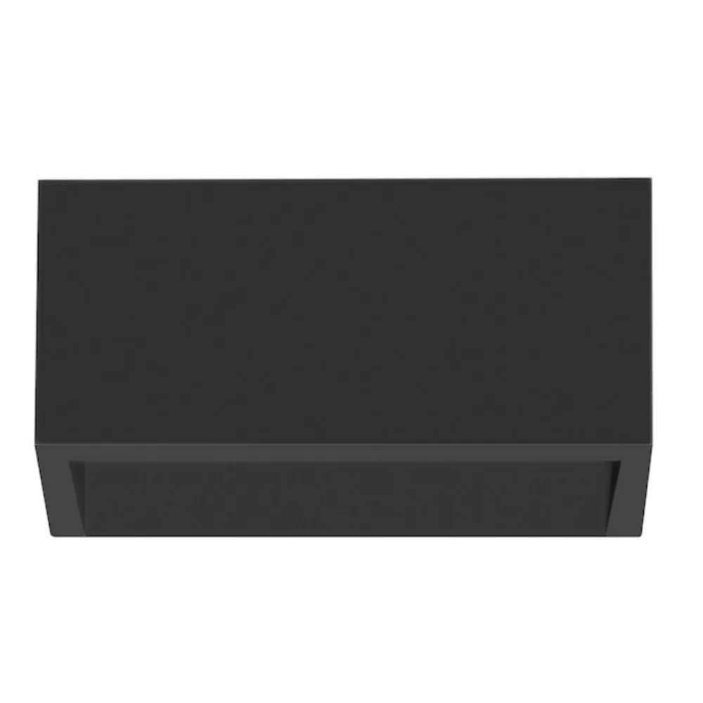 LUMINARIO DE PARED DE LED BLANCO CALIDO 1.5W OPTICA 120G RECTANGULAR DE SOBREPONER POLICARBONATO ACABADO NEGRO 100-240 V CA IP65