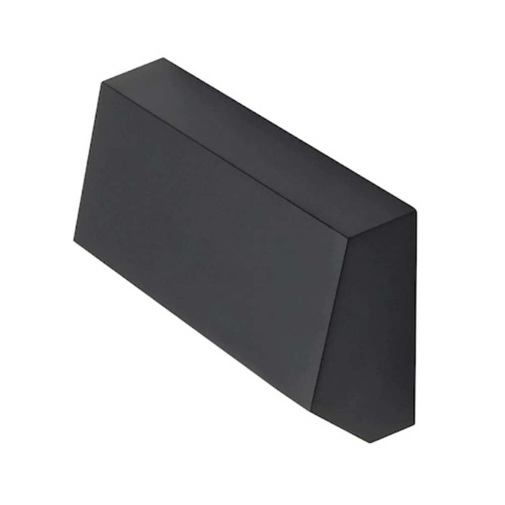 LUMINARIO DE PARED DE LED BLANCO CALIDO 3W OPTICA 120G RECTANGULAR DE SOBREPONER POLICARBONATO ACABADO NEGRO 100-240 V CA IP65
