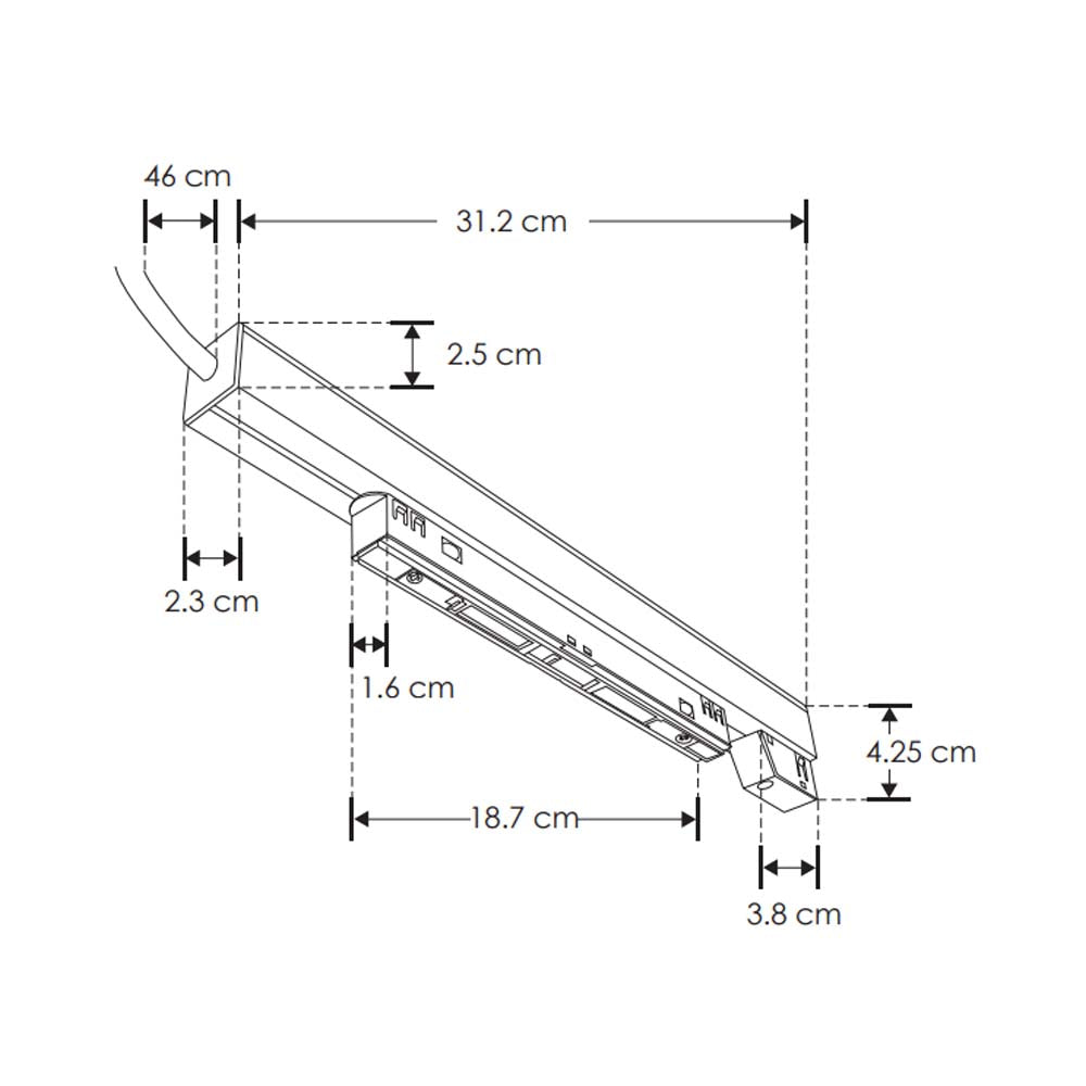 FUENTE DE ALIMENTACION P/RIEL MAGNETICO 160W 100-265V 48V IP66 ILUMILEDS