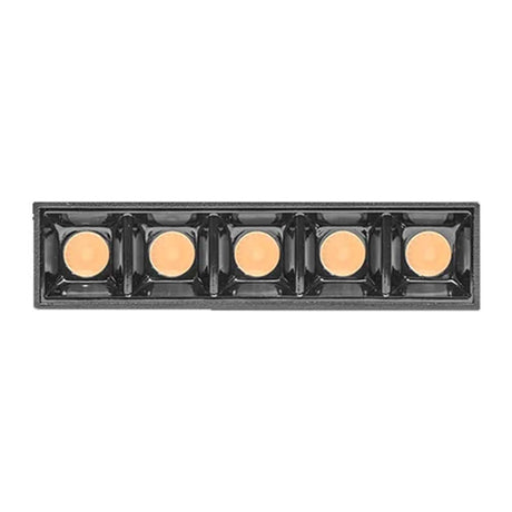 LUMINARIO TECHO PUNTUAL RECTANGULAR DE LED BLANCO CALIDO 10W OPTICA 30G DE SOBREPONER IP20 ILUMILEDS