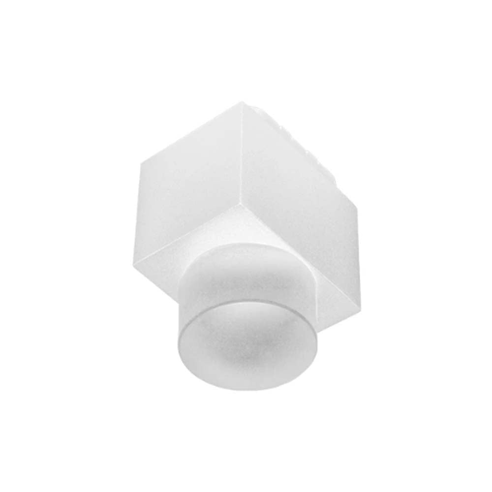 LUMINARIO PARA MINI RIEL MAGNETICO CUADRADO DE SOBREPONER DE LED B.C. 6 W OPTICA 30 ALUMINIO ACABADO BCO 48V CC IP20