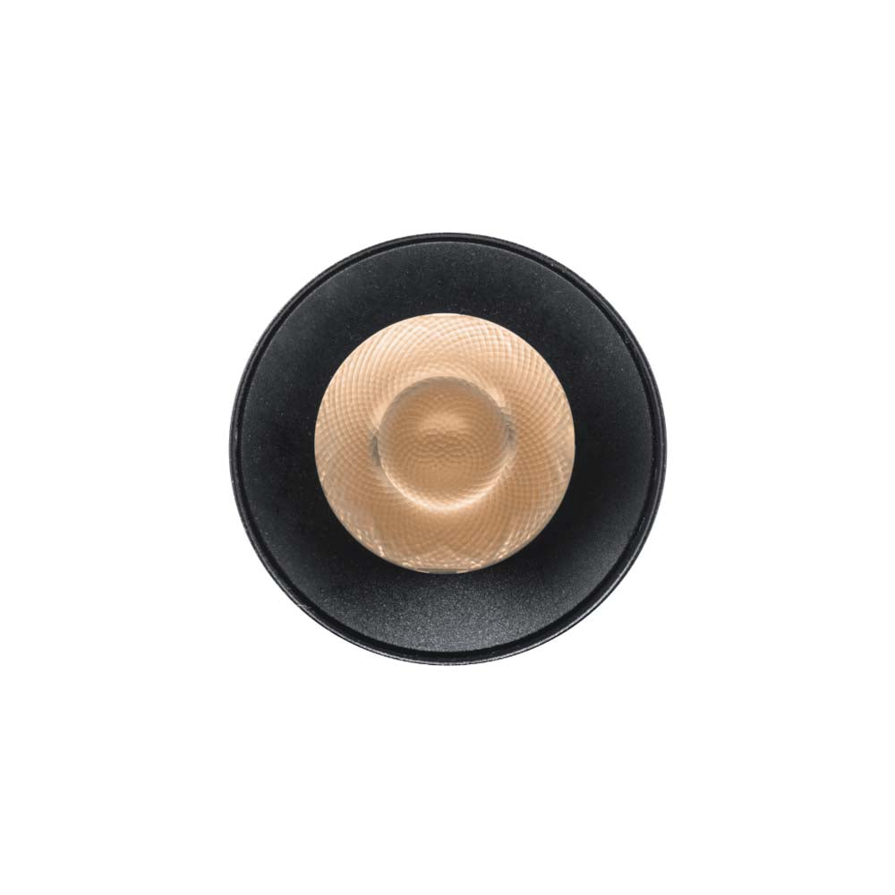 LUMINARIO PARA MINI RIEL MAGNETICO CILINDRICO D SOBREPONER DE LED B.C. 8 W OPTICA 24 ALUMINIO ACABADO NEGRO 48V CC IP20