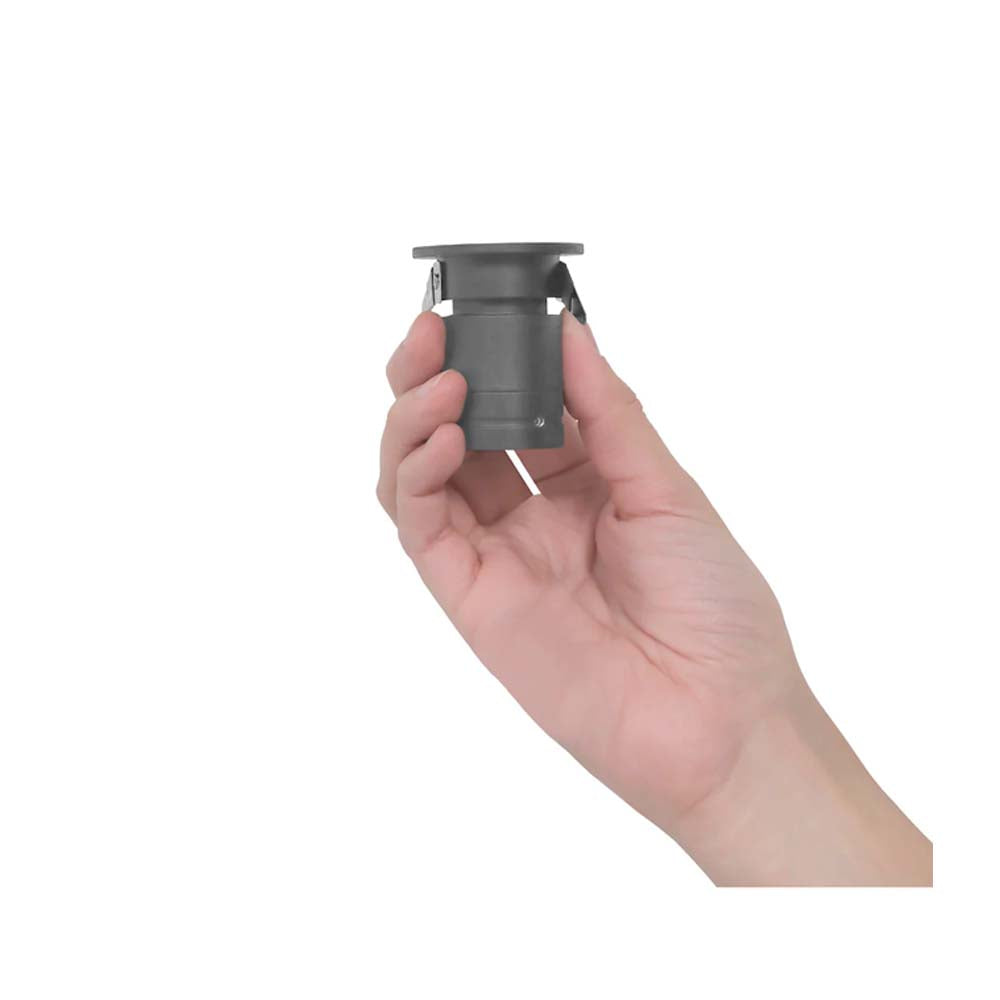 LUMINARIO DE TECHO DE LED DIRIGIBLE BLANCO NEUTRO 5W OPTICA 15G REDONDO DE EMPOTRAR ALUMINIO ACABADO NEGRO 85-265V CA IP20