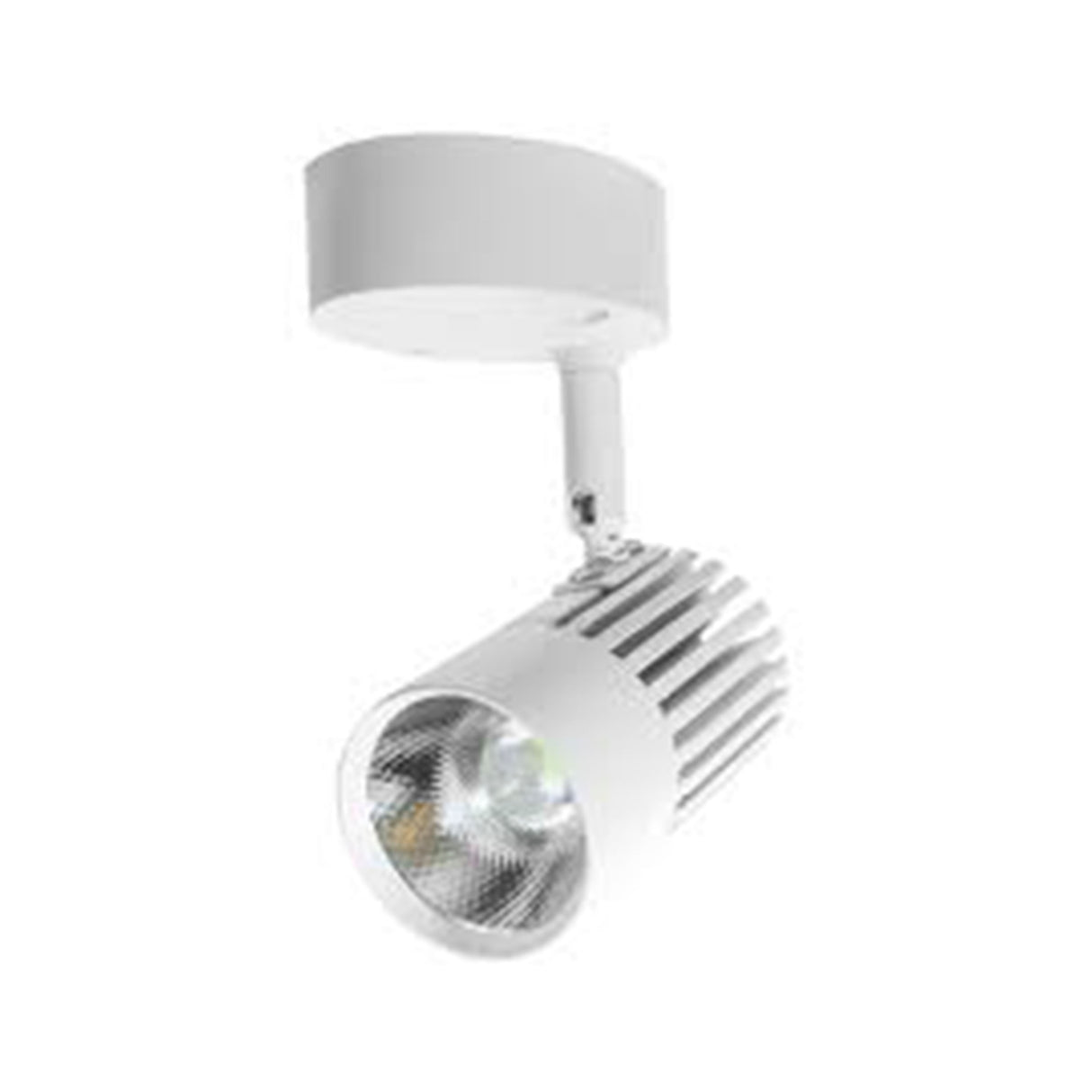 LUMINARIO CANOPE BLANCA LED 10W BLANCO 85-265V DE SOBREPONER DIRIGIBLE *** EXHIBIDO ***