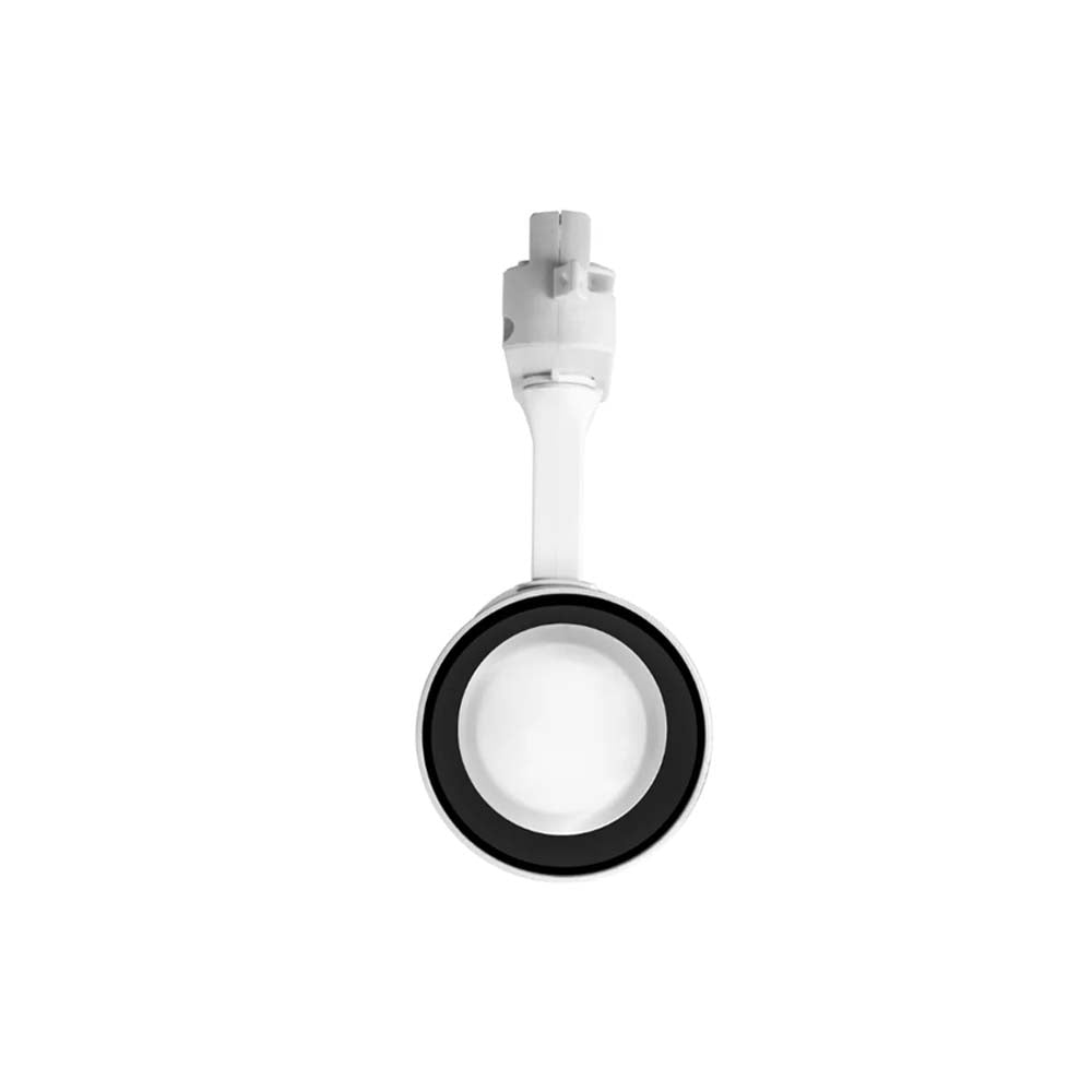 LUMINARIO PARA RIEL ELECTRIFICADO COMPATIBLE CON LAMPARA TIPO DICROICA GU10 277 V CA 35W MAX CILINDRICO ALUMINIO ACABADO BLANCO INCLUYE BASE GU10 NO INCLUYE LMPARA IP20