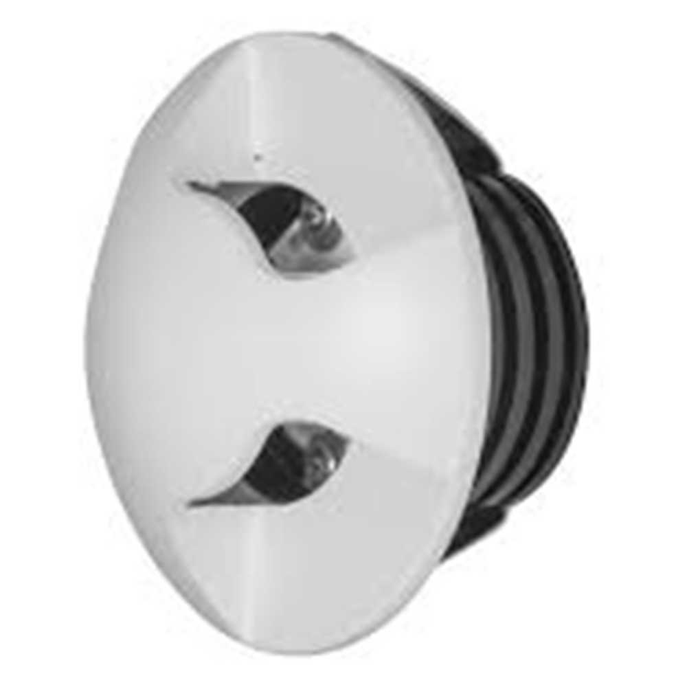 LUMINARIO DE PARED EMPOTRAR REDONDO LED BLANCO 2.5W BLANCO CALIDO 3 SALIDAS 85-265V IP20 ILUMILEDS